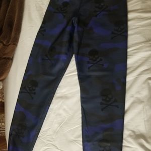 Ultracor X soulcycle Skull & Bones blue leggings